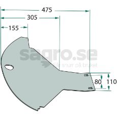 Pålidelig glidesko 55922000, optimerer din traktorpræstation.