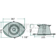 Tallerken med hat og rydder, perfekt til landbrug og konstruktion.
