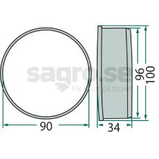 PVC-bøsning til led, høj kvalitet og modstandsdygtig mod slid.