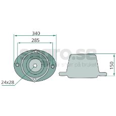 Tallerken HD med hat, perfekt til effektiv jordbearbejdning.