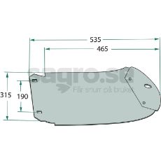 Slæbesko 56807500, perfekt til effektiv anvendelse inden for landbrug.