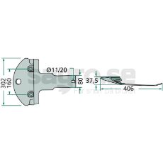 Slæbesko 56808810, designet til holdbarhed og ydeevne i marken.
