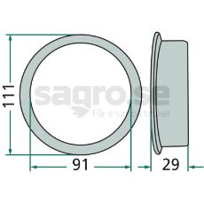 Drejebøsning nederst, en vital del for effektiv rotationsfunktion.