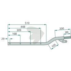 Tindearm 57720820, ideel til sikker og effektiv drift af landbrug.