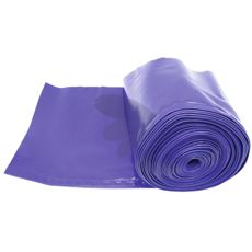 Blå presenning, modstandsdygtig mod regn og solens stråler.