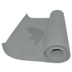 Mørkegrå beskyttelsespresenning, robust og holdbar til effektiv beskyttelse af køretøjer.