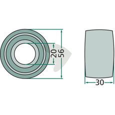 Højkvalitets stempelevalser, ideel til reparation af motordele på traktorer.