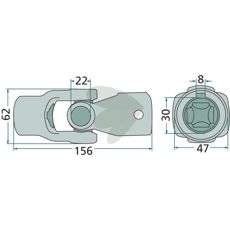 Krydsleder -58711300, optimal til at forbedre maskinens effektivitet.