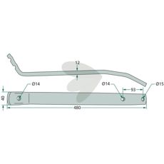 Stiftholder Kuhn 58719800, højtydende tilbehør til landbrug.