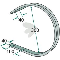 Enkel bøjle til pick-up, sikrer pålidelig og stabil drift.