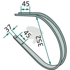 Pick-up bøjle 06577405, VF0657740S, til nem og effektiv opsamling.