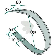 Krone skraber 938157.0, perfekt til vedligeholdelse af maskiner.