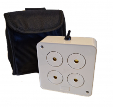 Vildtadvarsler 9V med batteri for at beskytte dine afgrøder og jord.