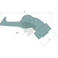 Knuder 9838791, fremstillet til at modstå hårde arbejdsmiljøer.