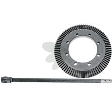 Drevsæt med 12+83 tænder, perfekt til traktormaskiner og landbrugsmaskiner.