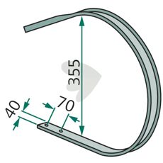 Pick-up beslag 541500060, designet til at give optimal støtte og stabilitet under transport.