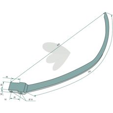 Nål 851461 for holdbar og effektiv anvendelse inden for landbrug og konstruktion.