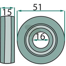 Kolvleje AE74534, vigtig komponent i traktorens motordrift.