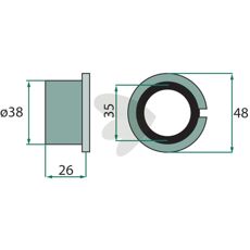 Kragbøsning 934906.0, garanterer holdbare og effektive maskinfunktioner.