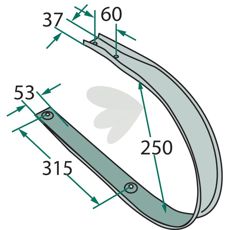 Skraber 938198.1 til Krone, sikrer effektiv rengøring af værktøjer.