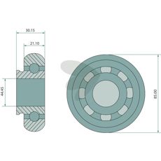 Leje AE12601, skabt for at give stabilitet og pålidelighed i maskiner.