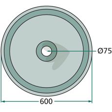VGCM-060 glideplade der understøtter kraftfulde traktorapplikationer.