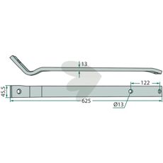Rotorarm VGGZ276, pålidelig og effektiv for alle maskiner.