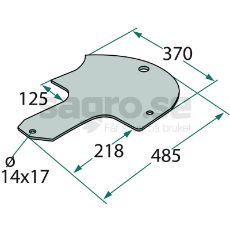Slæbesko K6800120, designet til at møde hårde krav inden for landbrug.