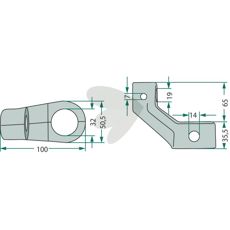 Styrkæde K8007270 for præcision og kontrol i traktorer og landbrugsmaskiner.