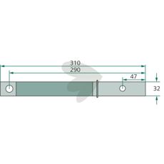 Aksel K8009730, en pålidelig komponent til dit traktorsystem.
