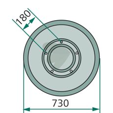 Glideplade ME-36K0, pålidelig og holdbar del til landbrugsmaskiner.