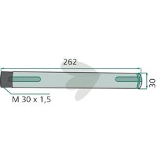 MT-45 drivaksel, ideel til Deutz Fahr, Taarup og Kverneland, for pålidelighed og præstation.