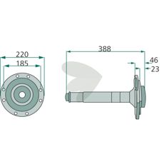 Z1500030 nav, perfekt til pålidelig drift af traktorer.