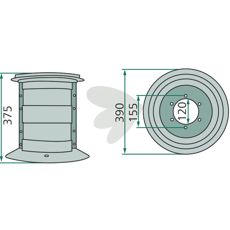 Tromle TG-0100K0, tåler krævende brug og er holdbar.