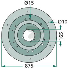 Skive TT-021 der giver fremragende præstation ved bearbejdning af hård jord.