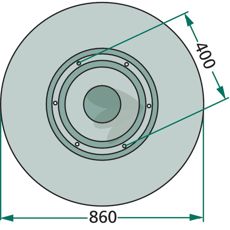 Glideskive TT-20K0, perfekt til effektiv jordbearbejdning.