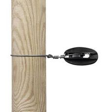 Hjørneisolatorer til sikker og stabil adskillelse af elhegn, 100 stykker.