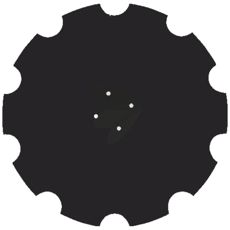 Højkvalitets tandet tallerken til forbedret jordbearbejdning i have og mark.