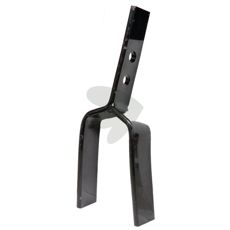 Dobbelt harvetand CB, ideel til at forbedre jordbearbejdning.