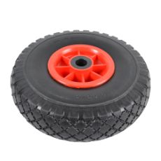 Punkterfrit hjul til sækkevogn, designet til at håndtere tunge laster.