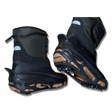 Skridsikring RYOM med isdubber, giver optimalt greb og sikkerhed på glatte underlag.