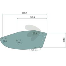 Høj vendeplade fra Kverneland, designet til holdbarhed og effektivitet.