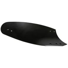 Højre vendeskive i plast af Överum, perfekt til landbrugsmaskiner.