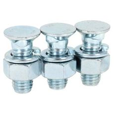 3-pak M12X35 plovbolt med 2-næser, for pålidelig ydeevne.