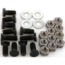 Plovbolt M12X35 med 2-næser, 9 stykker til holdbare landbrugsopgaver.