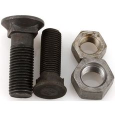 Plovbolt 3/8"X25 og 7/16"X35, robust til forskellige pløjningsbehov.