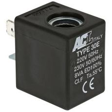 230V solenoid med 8Va, perfekt til landbrugs- og byggemaskiner.