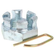 Låsemøtrik med split M27X1,5, ideel til at sikre stabilitet og ydeevne.