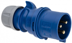 CEE stikprop 32A 2-pol med jordkontakt, egnet til kraftige elektriske apparater.