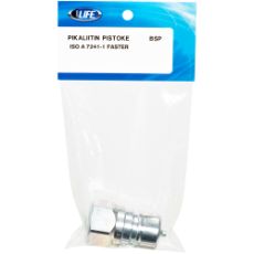 Hurtigkobling Han 3/4" Bsp Iso A 7241-1 Faster for effektiv forbindelse af store slanger.